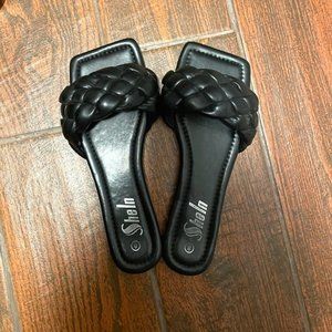 Braided Flat Sandals